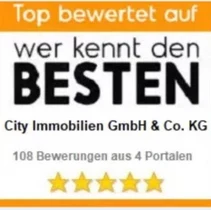 WerKenntDenBesten Top-Bewertung, City Immobilien GmbH & Co KG